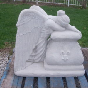 CONCRETE/CEMENT WEEPING ANGEL MEMORIAL [NEW]